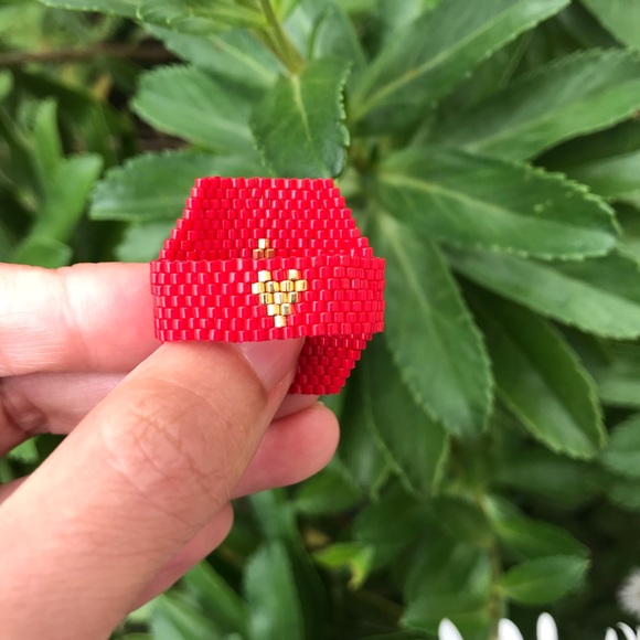 SOLD-Handmade Cross Ring - Picture 8 of 8